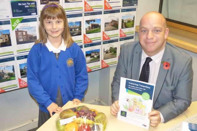 Abi, with Estate Agency Manager Carl Smith.