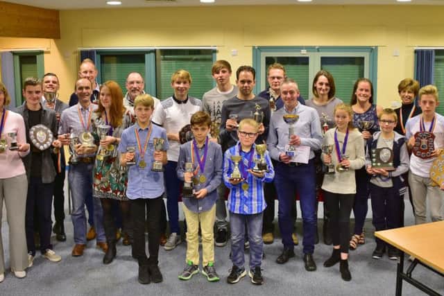 Louth Athletics Club 2016 award winners. Picture: Graham Stephenson EMN-161212-094007002