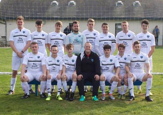 Louth Town Reserves were presented with new kit by sponsors The Gaff EMN-161212-100804002