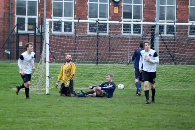 Skegness United find the net.