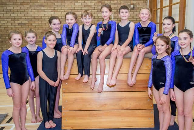 Banovallum Gymnastic Club's youngsters. Photo: John Aron