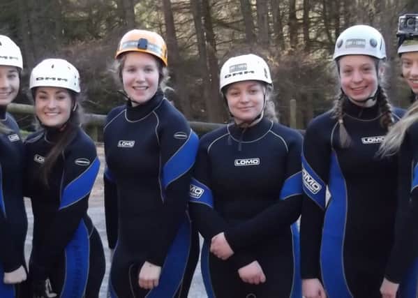 KSHS students left to right: Sophie Morton (17), Holly Parkinson (18), Sophie Peace (18), Sydney Mawer (18), Phoebe Morgan (17), and Freja Munks (17). EMN-161216-134343001
