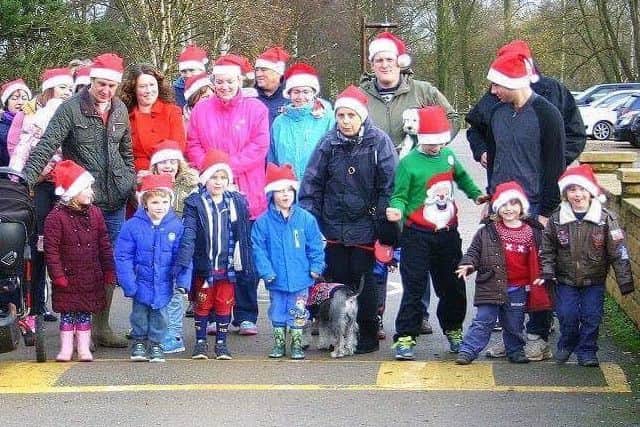 Ancaster Pre-School's 'Santas Dash'