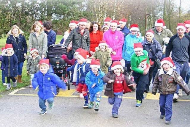 Ancaster Pre-School's 'Santas Dash'