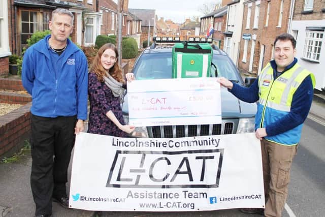 Pictured above: Roger Damm (L-CAT) Angela Waumsley (ACG Design) and Rob Ling (L-CAT).