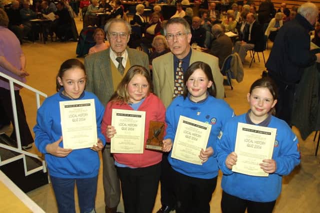 The annual Church Farm Museum quiz night in March 2004.