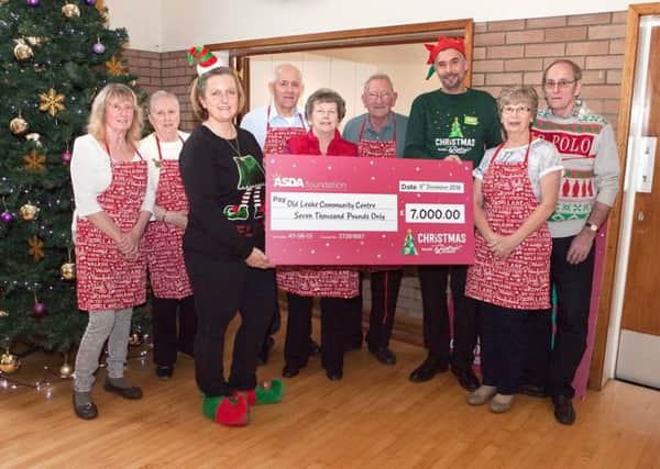 Asdas Â£7,000 donation to Old Leake Community Centre at the Christmas party it recently funded.