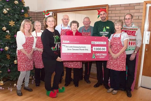 Asdas Â£7,000 donation to Old Leake Community Centre at the Christmas party it recently funded.