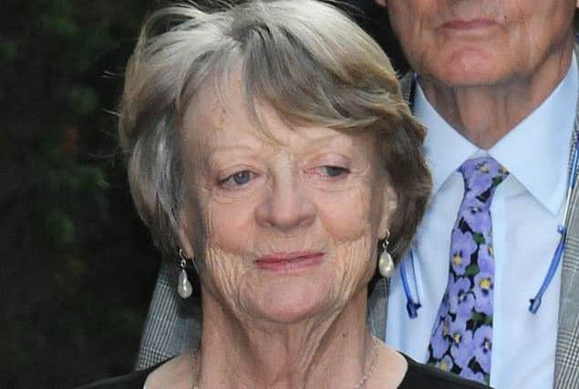 Dame Maggie Smith (left) at The Music in Country Churches Concert, St Mary's Church Old Hunstanton EMN-161223-061504001