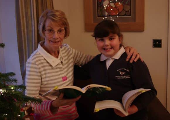 Pam Leigh and her Granddaughter Emily will both be singing in the Choral Societys Christmas Wassail EMN-161216-181036001