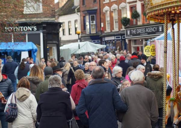 The streets of Horncastle were packed for this year's Christmas Market event EMN-161219-111757001