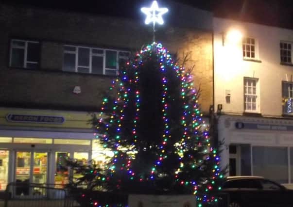 Horncastle's Christmas tree 2016