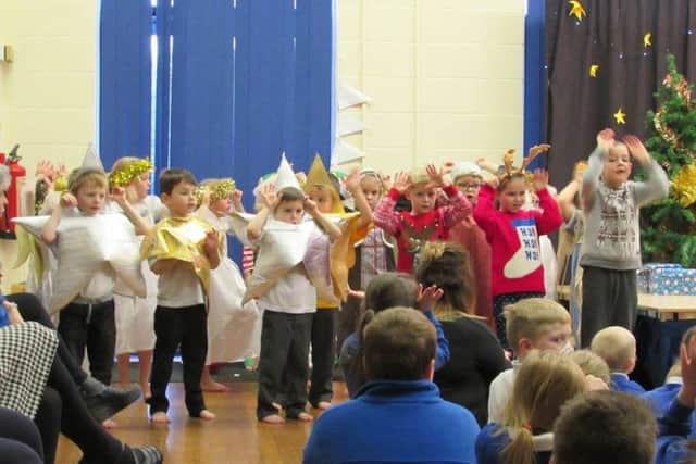 Spilsby Primary Reception Class fairy tale nativity ANL-161219-142121001