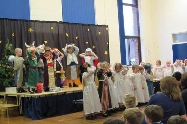 Spilsby Primary Reception Class fairy tale nativity ANL-161219-142057001