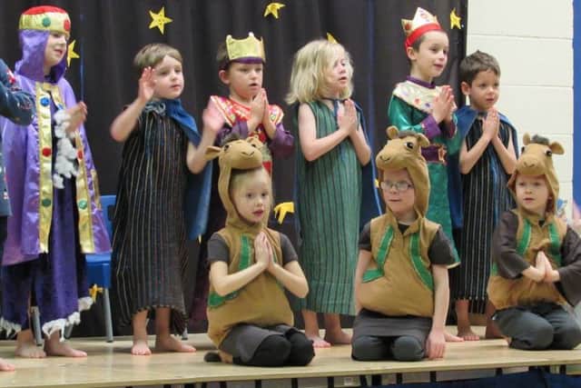 Spilsby Primary Reception Class fairy tale nativity ANL-161219-142024001