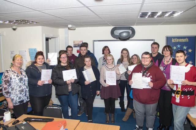 The efforts from students at Mablethorpe Learning Centre have been recognised.