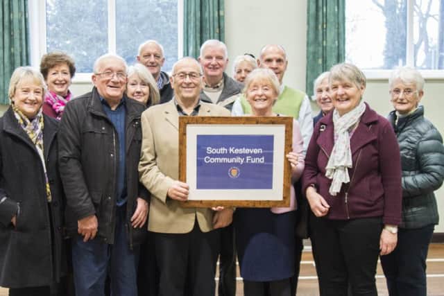 Fulbeck Village Hall Committee have been able to upgrade their facilities thanks to South Kesteven Community Fund. EMN-161222-125656001