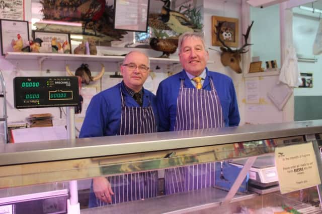 Phillip Robinson and Richard Fenwick at M N Robinson & Sons.