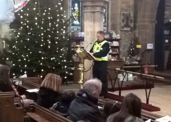 Christmas shoppers service at St Mary's Church EMN-161222-125854001