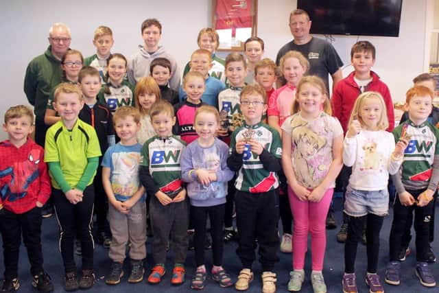 Young Wheelers at their end-of-year presentation event.