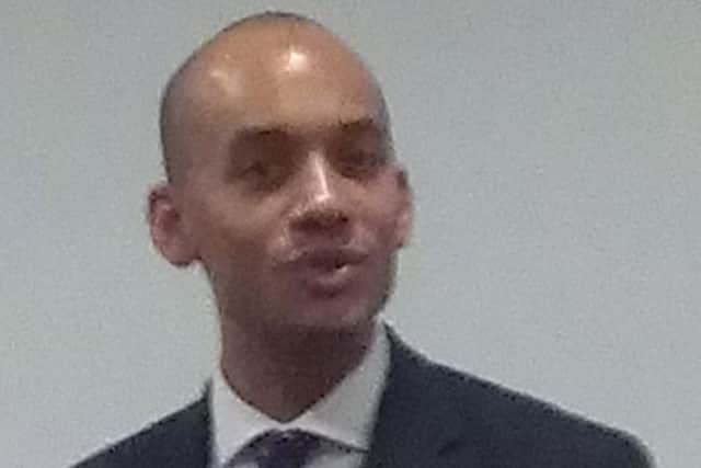 Parliamentary group chairman Chuka Umunna.