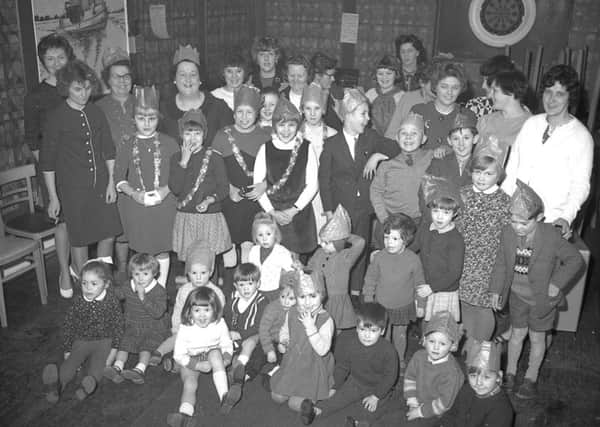 The party at the Arbor Club, Boston, for the children of members of the Elephant and Castle Darts Club in 1967.