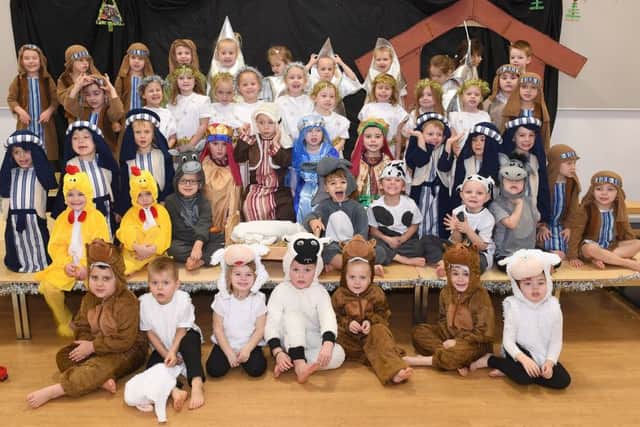 Boston Pioneers School, reception class nativity, Wriggly Nativity.