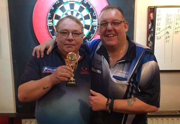 Chris Simpson with organiser Chris Fletcher.