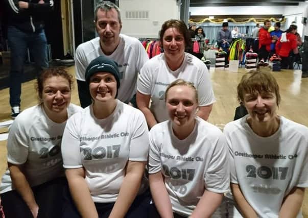 Coasters are pictured sporting their finisher's T-shirts after the Cleethorpes 10K. Back row - Ben Peel, Sally Higgins; front row - Julie Hawkesford, Rebecca Sylvester, Elly Rutherford, Carole Tumber. 4vMAEn-qgcREyh06d5xk