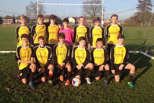 Boston Grammar School's under 15s.
