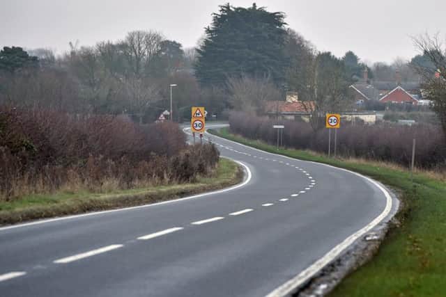 The body of Chase Tate was found by the side of the A1104 at Miles Cross Hill Ulceby