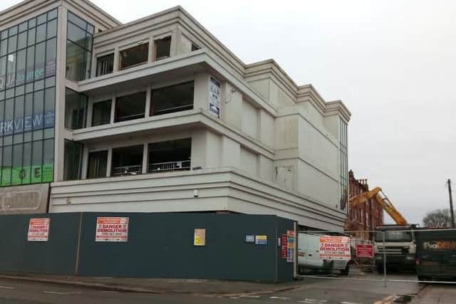 Work has begun on the demolition of the Grand Central in Skegness. ANL-170116-145408001