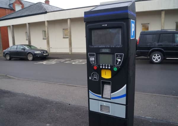 One of the parking meters installed at Market Rasen's public car parks EMN-171001-104342001