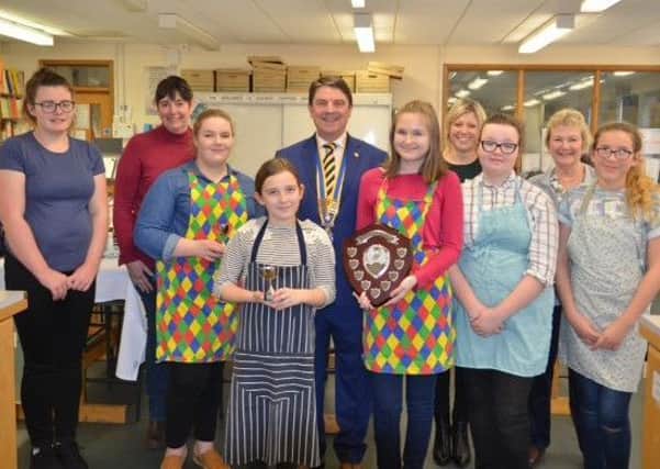 The contestants and winners of the Sleaford Rotary Young Chef of the Year 2017. EMN-170901-162334001