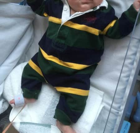 Reggies mum kept a picture diary of his precious first moments. ANL-170901-165056001