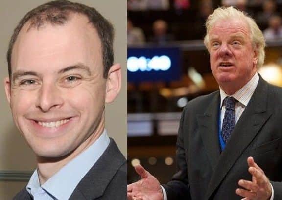 Matt Warman MP (left) and Sir Edward Leigh MP