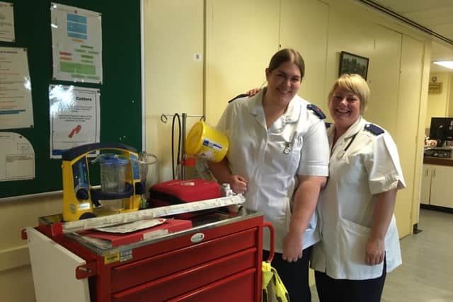 Amy Lancaster with mentor Tracey Maddison.