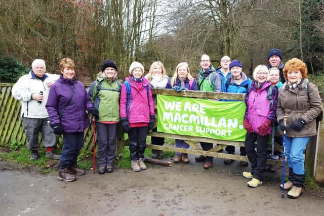 Just a few of the many walkers enjoying this years event.