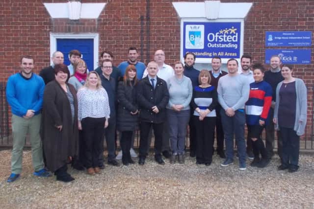 Outstanding in all areas, according to Ofsted ... Bridge House Independent School, in Boston.