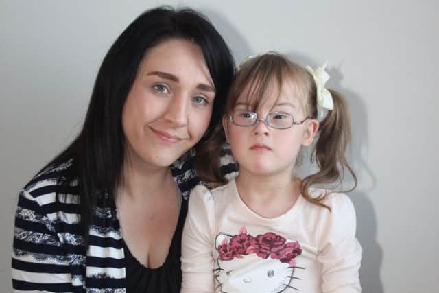 Charlotte Clarkson with daughter Isabella.