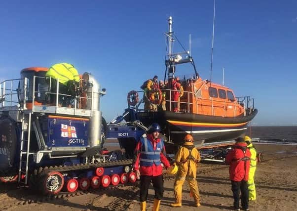 Skegness new all-weather lifeboat, Joel and April Grunnill. Photo: RNLI/Nick Edwards ANL-170123-164645001