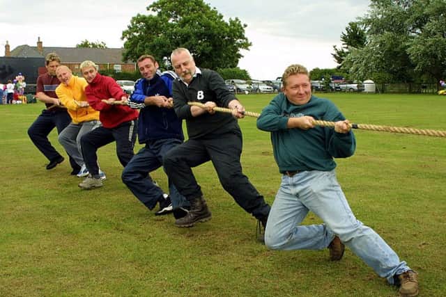 The team from the Anchor Pub at the Friskney Show in June 2004.