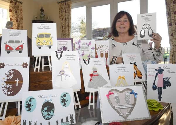 Charity card-maker Anne Marsh, of Orby.