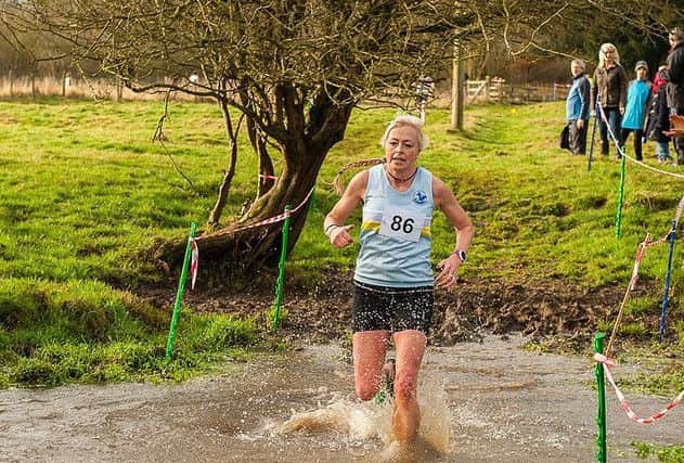 Janine Stones won the veteran women's race at the county championships Picture: Adrian Royle EMN-170116-172639002