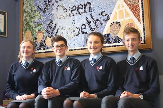 Students and staff at Queen Elizabeths Grammar  in Alford are celebrating success in the latest Government school league tables. ANL-170119-165429001