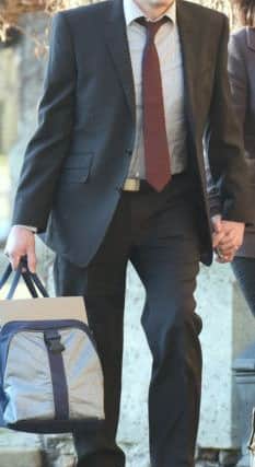 Philip Paddington-Wheatcroft arriving at Lincoln Crown Court.
