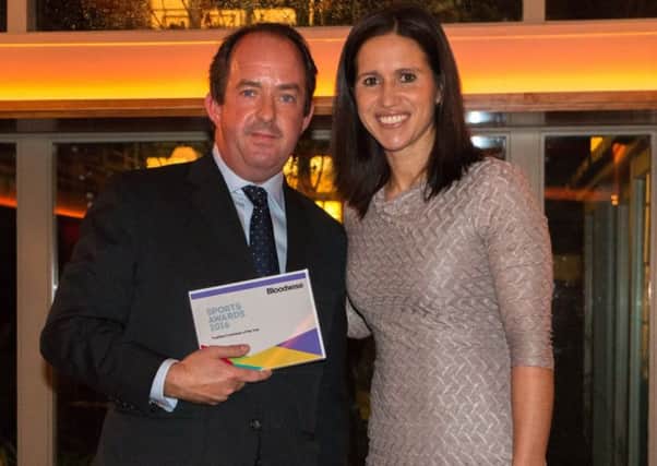 Philip Would received his award from Olympian Anna Hemmings EMN-170125-112537001