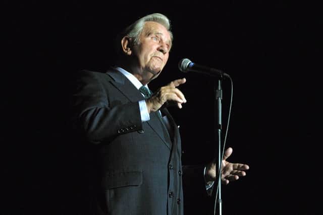 Sir Norman Wisdom at Skegness Embassy in June 2004.