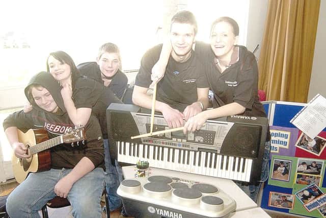 Music students pictured in February 2007.