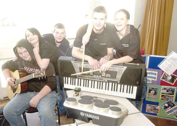 Music students pictured in February 2007.